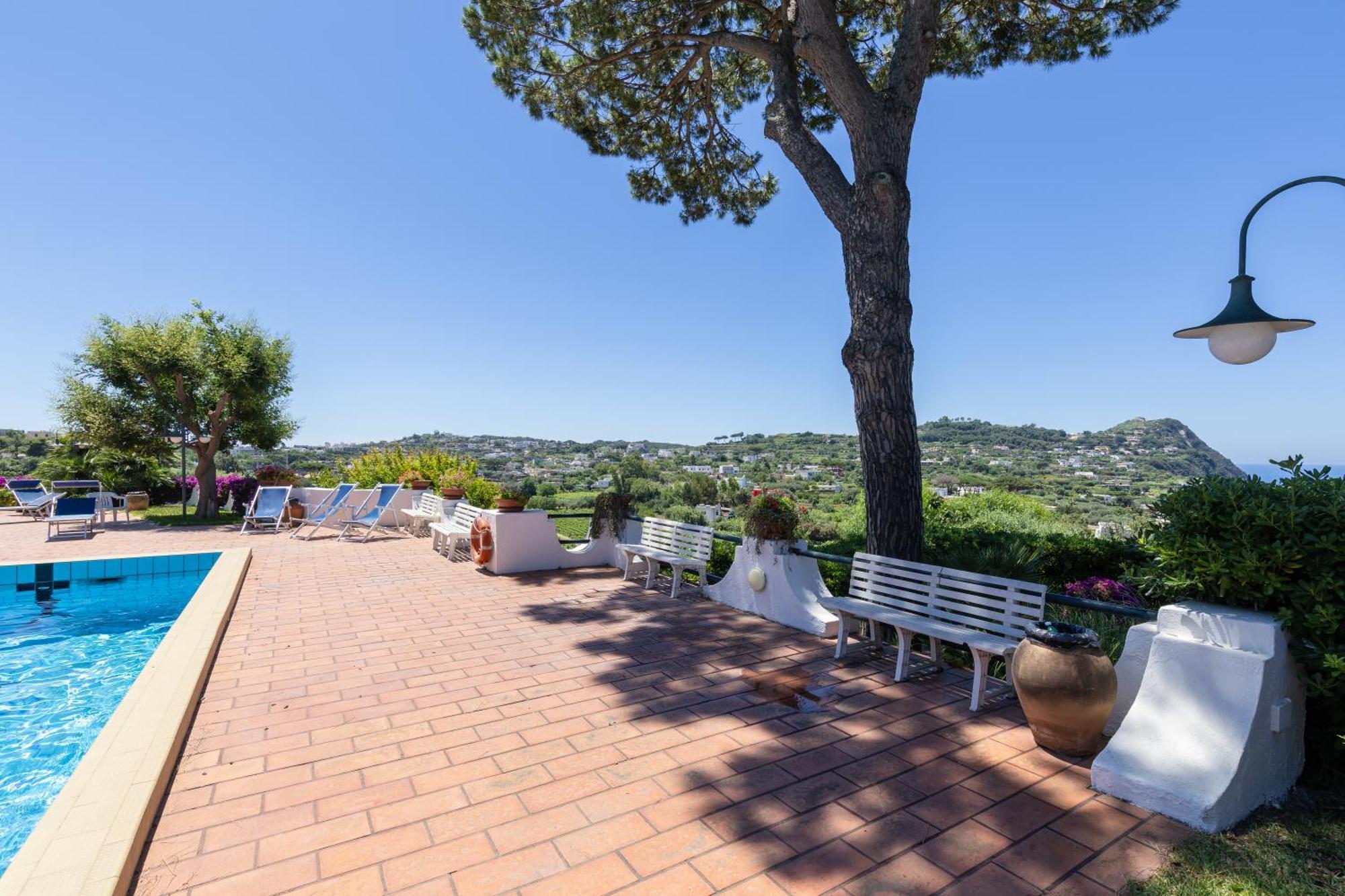 Villetta Con Giardino Esclusivo Di 1000 Mq, Piscina, Tennis, Calcio, Bocce Forio di Ischia Exteriör bild